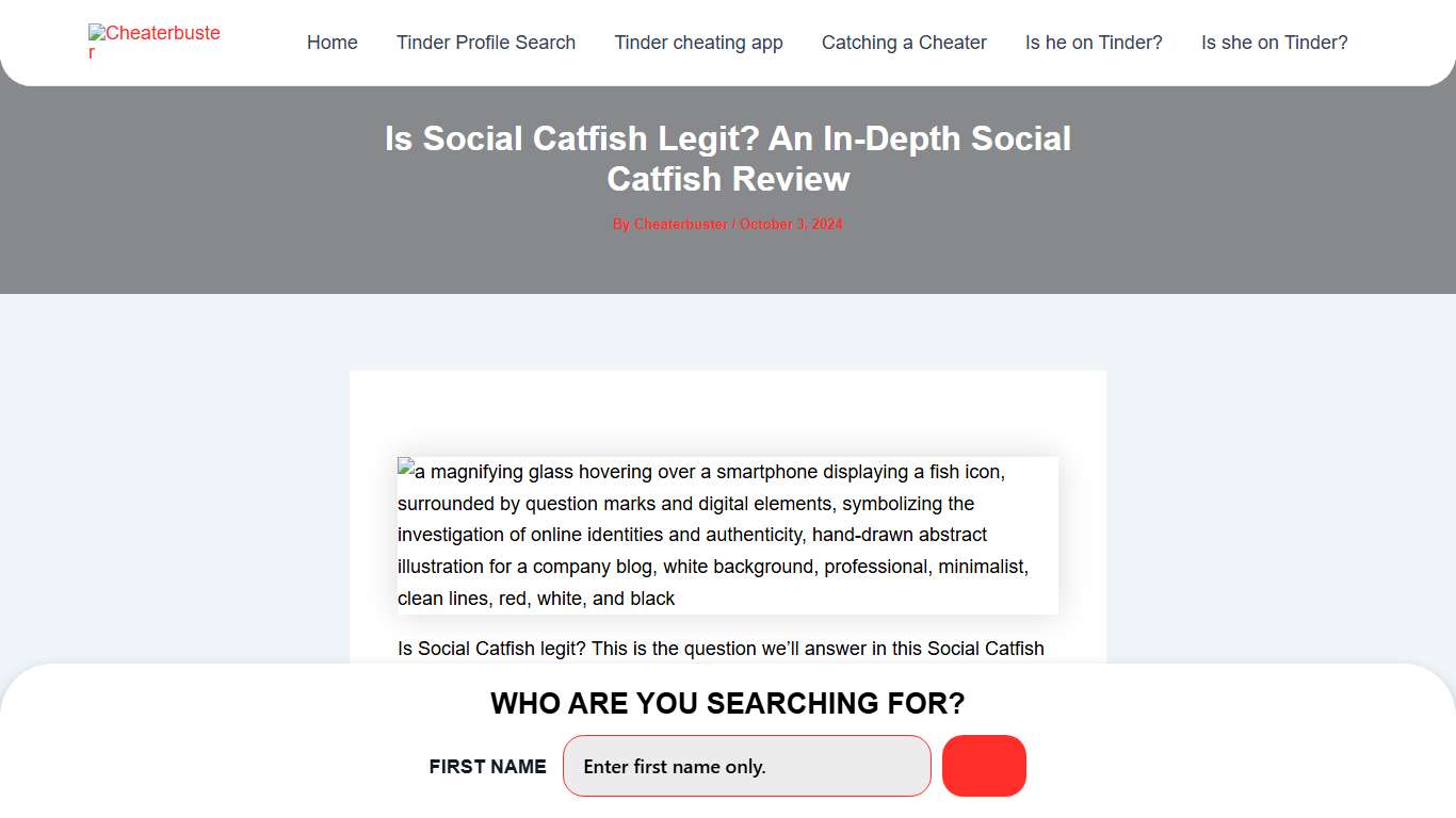 Is Social Catfish Legit? An In-Depth Review - Cheaterbuster